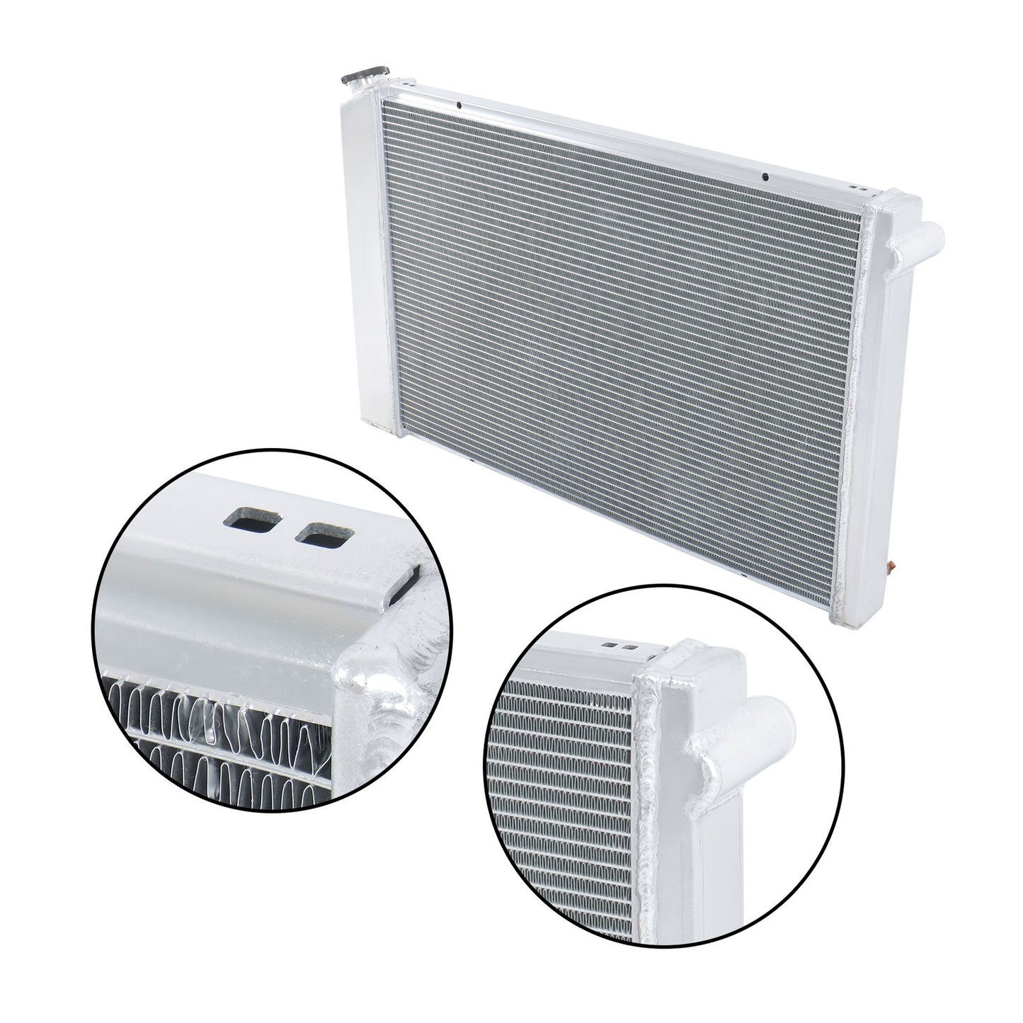 4 Row Aluminum Core Radiator for 1973-1987 Chevy C/K 10/20/30 1973-1991 Blazer