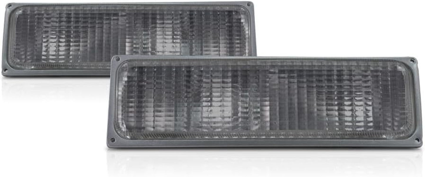 1988-1993 Chevy C1500 2500 3500 Parking Signal Light Driver Passenger Side Pair