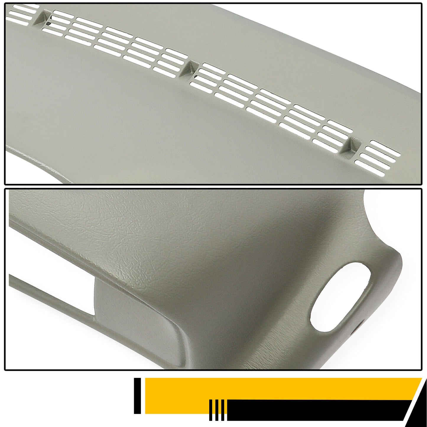 Molded Dash Cover Overlay for 1997-99 2000 Chevy GMC Suvs C/K1500 Suburban Grey