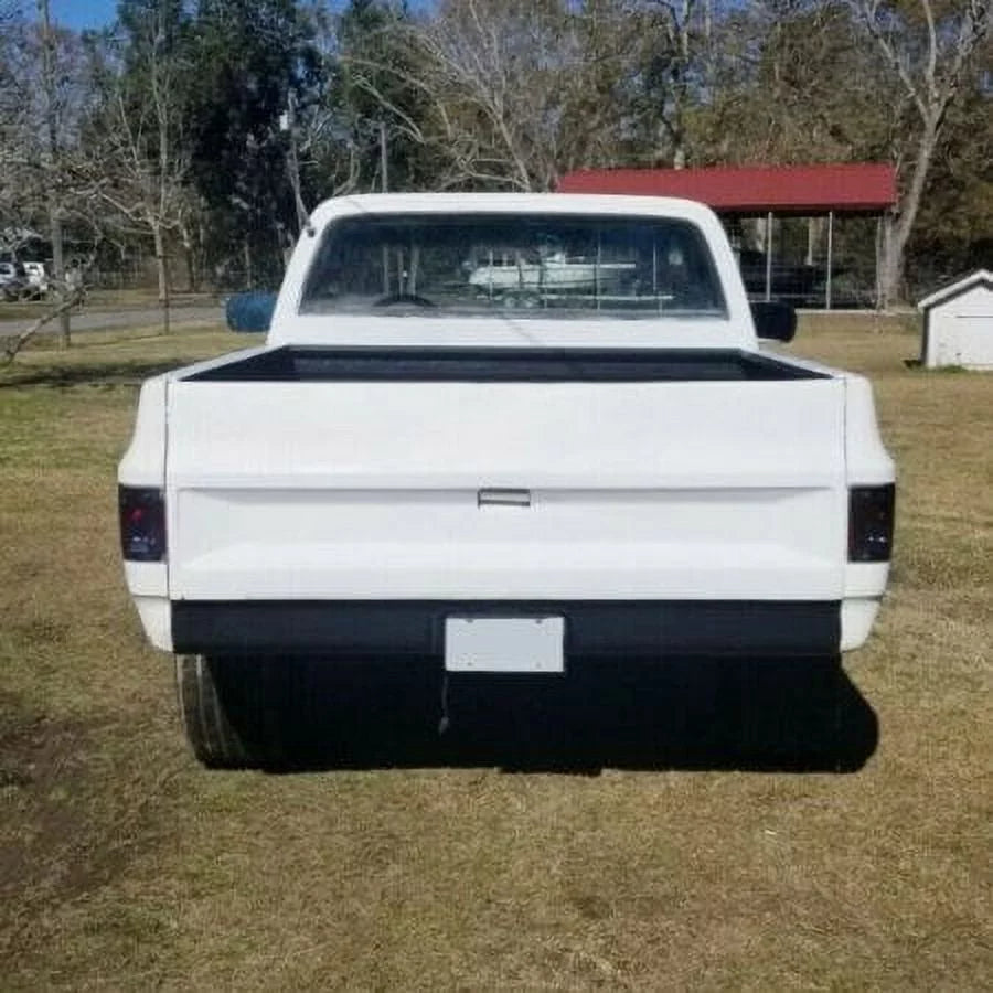 Fleetside Rear Roll Pan 18 Gauge Steel for 1973-1987 Chevrolet C10 C20 C30 K10 K20 K30 Pickup with License Plate Holes Light Kit