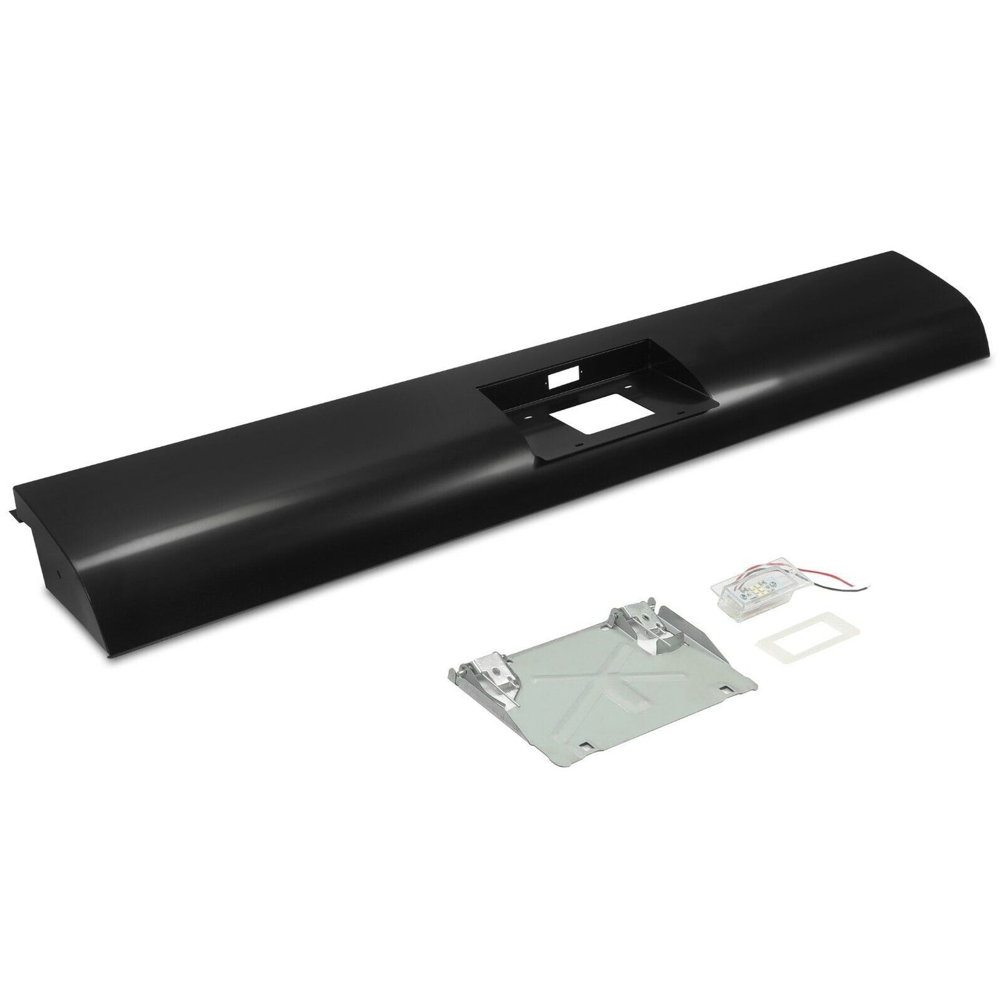 Rear Bumper Roll Pan W/Led License for Chevy Silverado Sierra Fleetside 99-06 07