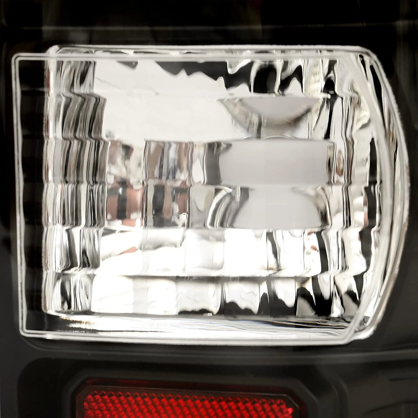 LED Taillight Tail Lights Lamp Compatible with 1999-2006 Chevy Silverado 1999-2002 GMC Sierra 1500 2500 3500 (Clear Lens+Black Housing)