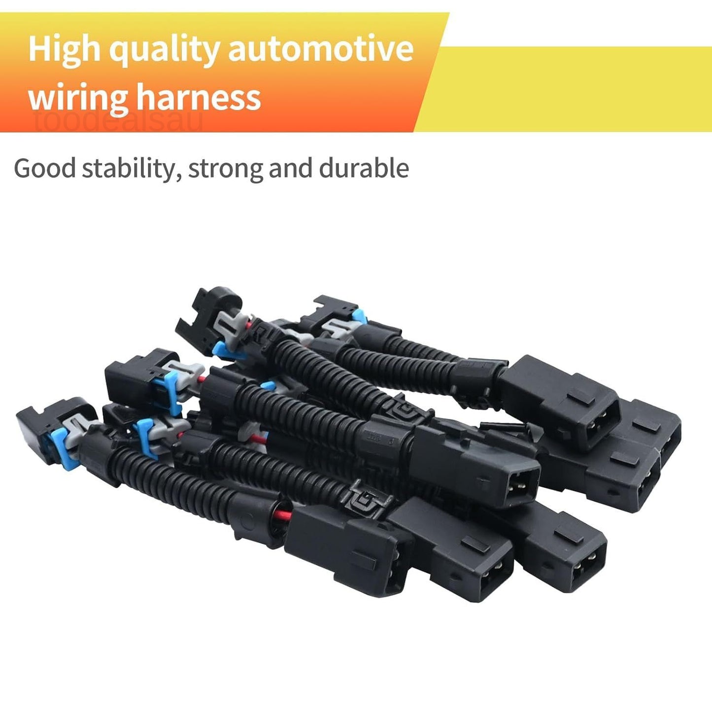 8Pcs LS1 LS6 LT1 EV1 Injector Harness, Pigtails to Multec LQ4, LQ9 4.8 5.3 6.0..