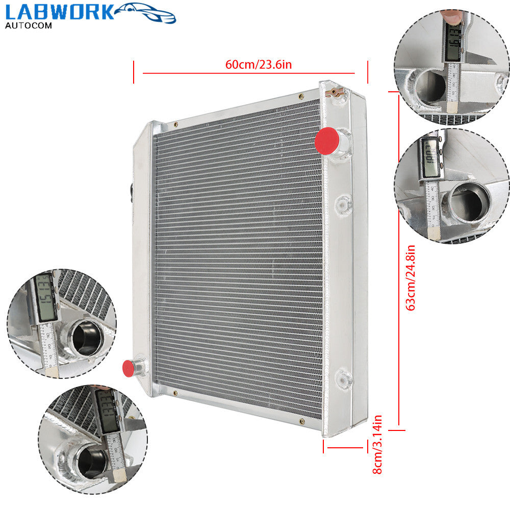 3 Row Aluminum Radiator CC284 for 1963 1964 1965 1966 Chevy C10 Pickup Truck V8