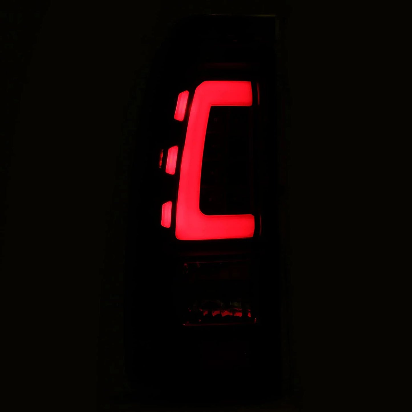 LED Taillight Tail Lights Lamp Compatible with 1999-2006 Chevy Silverado 1999-2002 GMC Sierra 1500 2500 3500 (Clear Lens+Black Housing)