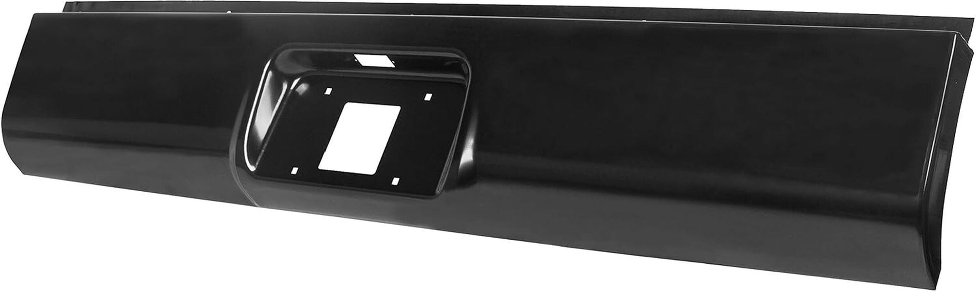 Rear Steel Roll Pan Bumper License Plate LED Light for 1999-2007 Chevy Silverado