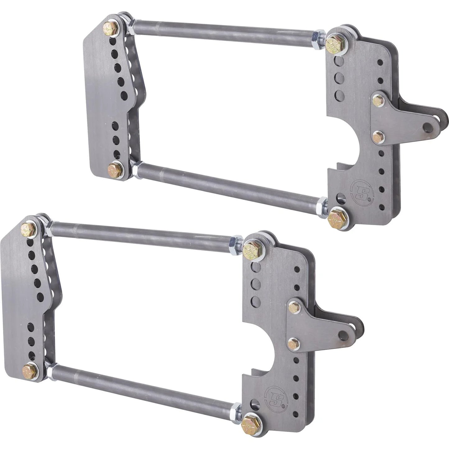 Universal Drag Race H.D. Parallel 4-Link Rear Suspension Kit, Adjustable, Heavy Duty, High Horsepower, Stainless Steel, Complete with Mounting Hardware