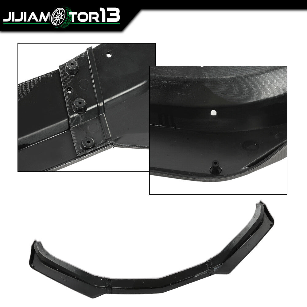 Fit for Chevy 16-22 Camaro 1LE Style Carbon Fiber Front Bumper Lip Splitter ABS