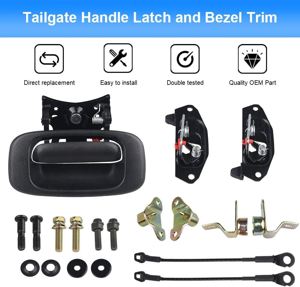Tailgate Hardware Rebuild Kit Compatible with 1999-2006 Chevy Silverado Fleetsid