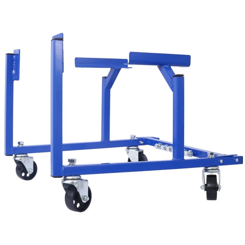 Engine Cradle with Wheels Powder Coat 3in Heavy Duty Steel