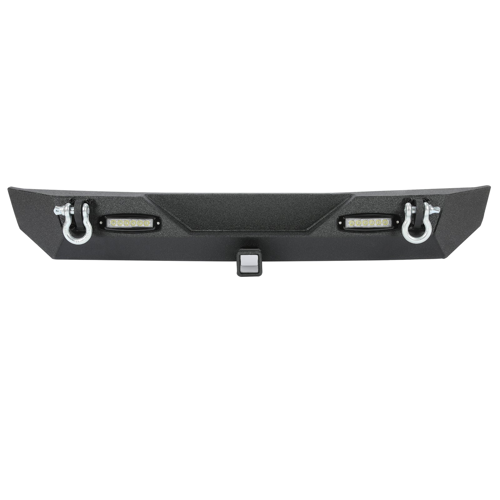 Rear Bumper W/Led Light D-Rings 2" Receiver Fit 87-06 Jeep Wrangler YJ TJ