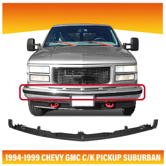 Front Bumper Filler Trim for Chevy GMC C/K Pickup Suburban 94-99 Escalade 99-00