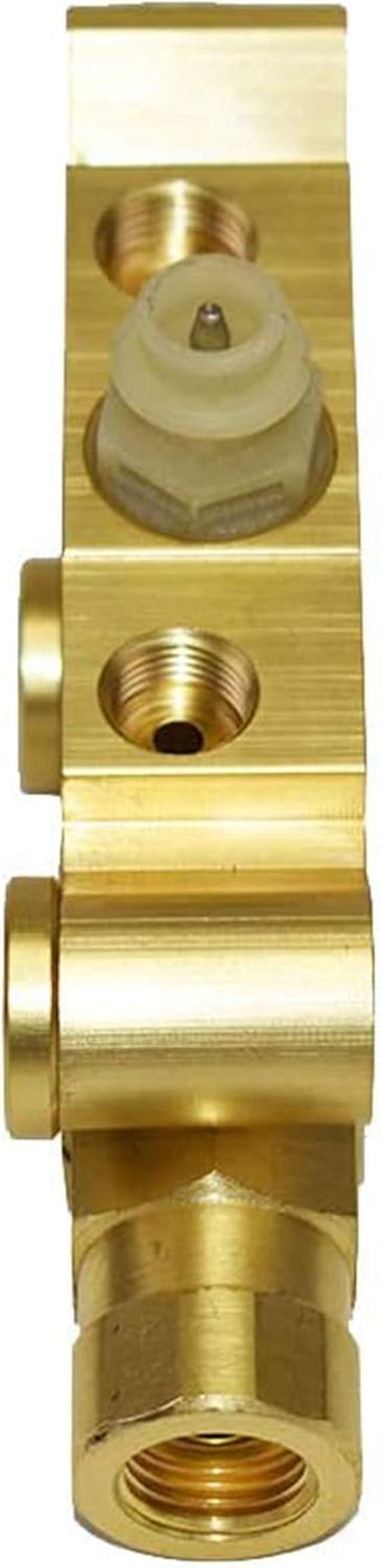 Brake Proportioning Valve PV4 PV71 - Disc & Drum Proportioning Valve - Brass Finish Universal Fit - Heavy Duty Brass Construction - Compatible with Ford, Chevy & Mopar Models
