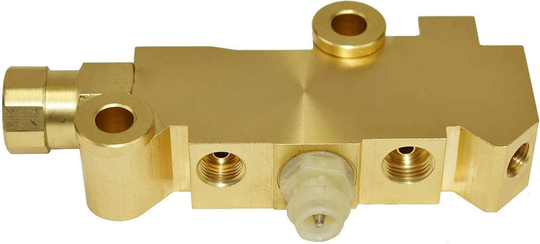 Brake Proportioning Valve PV4 PV71 - Disc & Drum Proportioning Valve - Brass Finish Universal Fit - Heavy Duty Brass Construction - Compatible with Ford, Chevy & Mopar Models