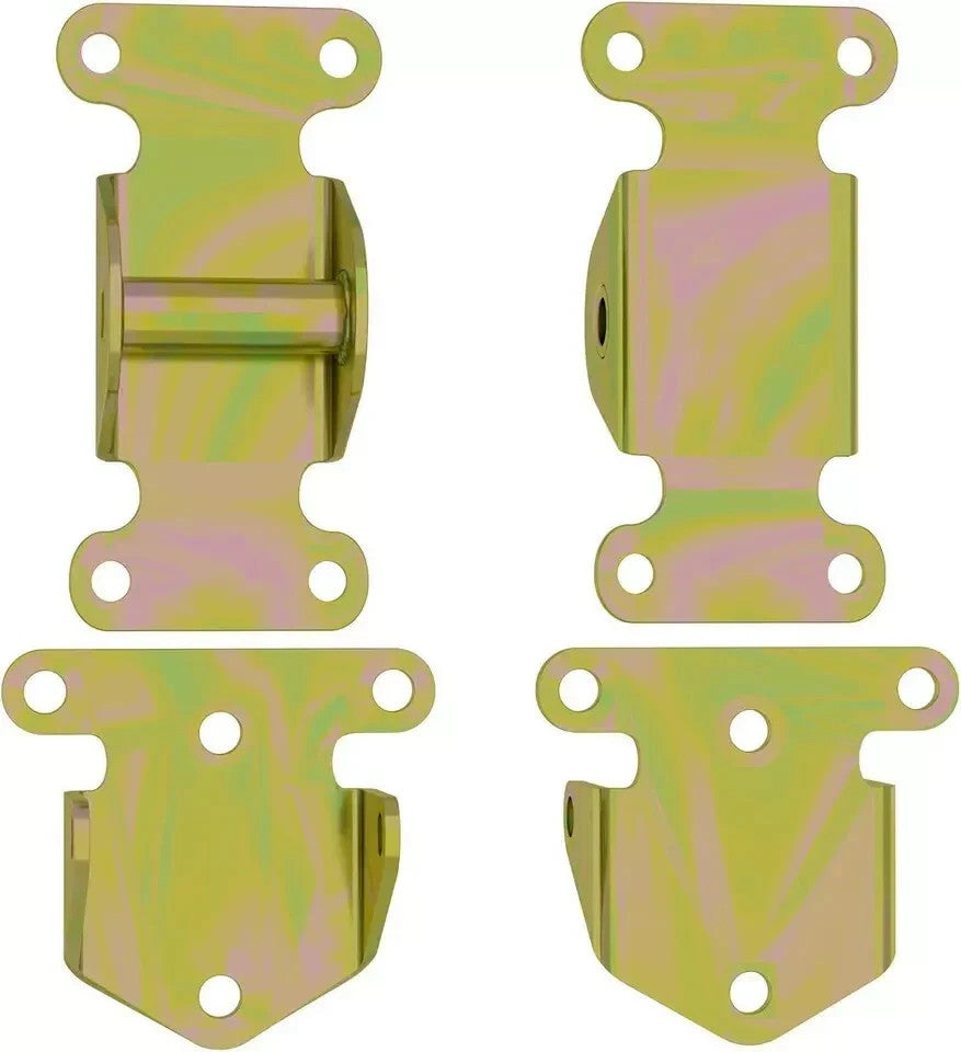 SBC/BBC Frame and Motor Mount Kit - Chevy V8 Solid Steel Frame Mounts Motor For
