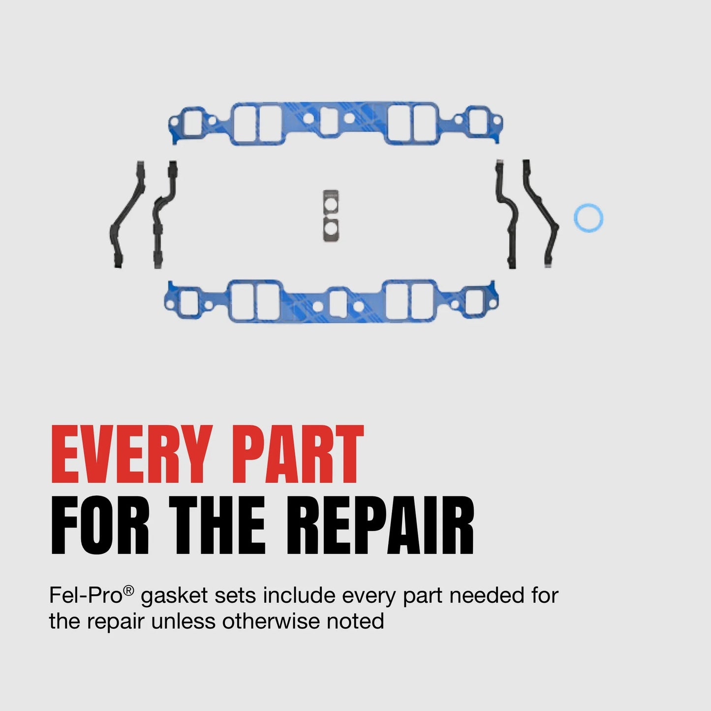 MS 90322 Intake Manifold Gasket Set Fits Select: 1969-1974 CHEVROLET C10, 1969-1974 CHEVROLET C20
