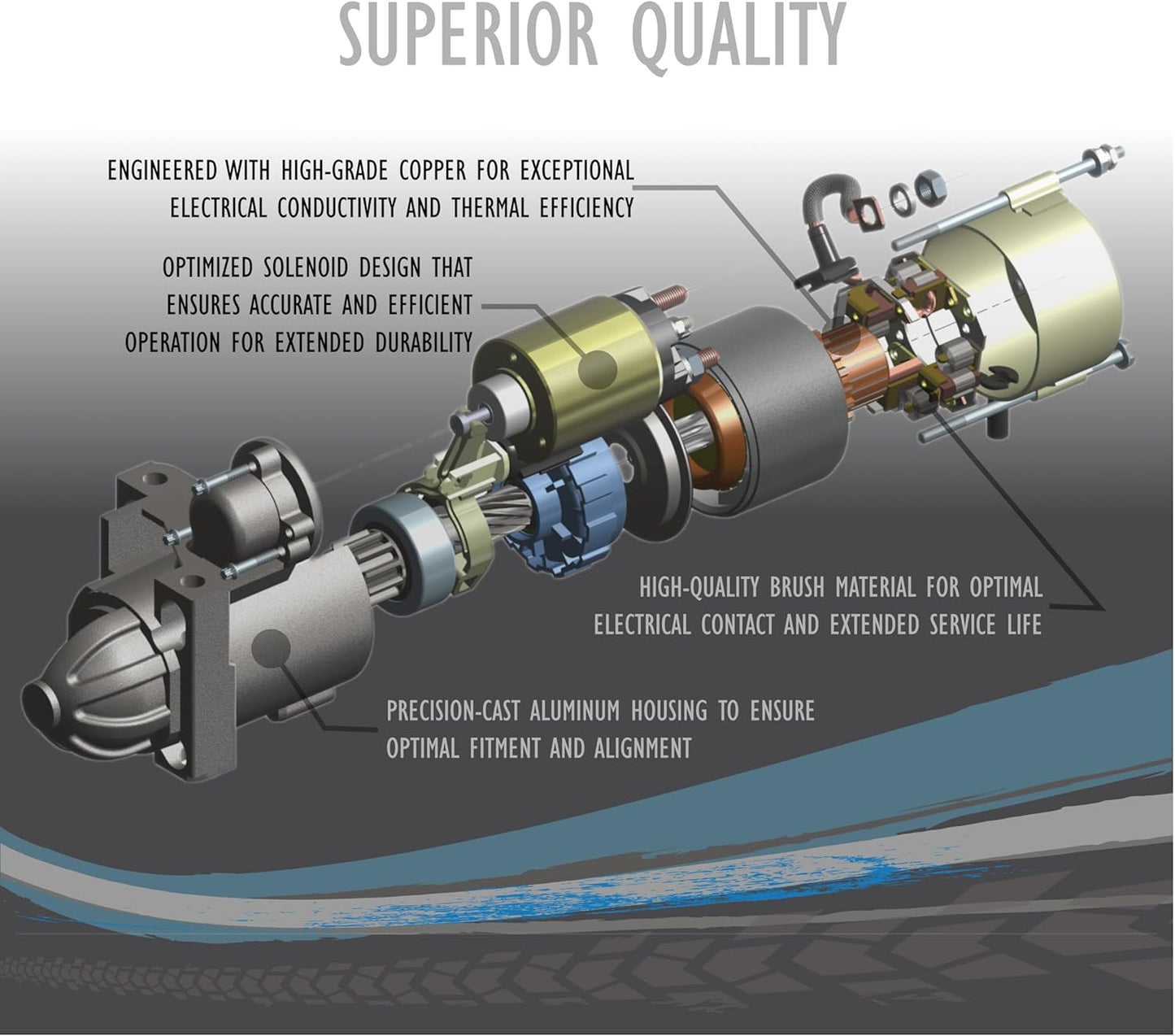 OEG Parts New Starter Compatible with Cadillac Escalade, Chevy Silverado Tahoe,