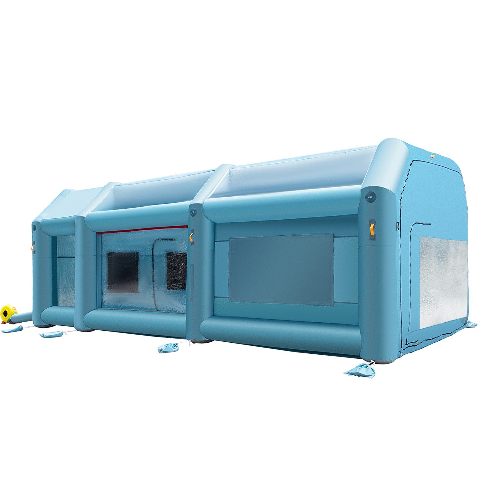 Inflatable Spray Booth Car Paint Tent 26X13X10Ft Filter System 2 Blowers