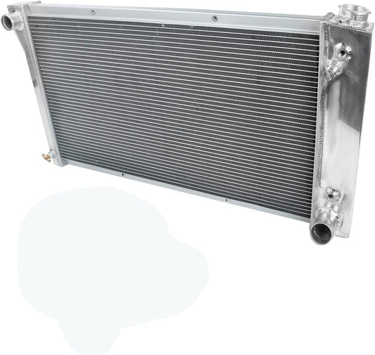 Replacement for 1967-1972 Chevy GMC C/K Series Pickup Truck Full Aluminum 3-Row Racing Radiator Cooling Radiator