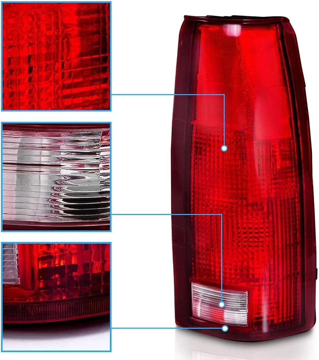 OE Replacement Halogen Tail Lights for Chevy GMC C1500 C/K C10 Silverado