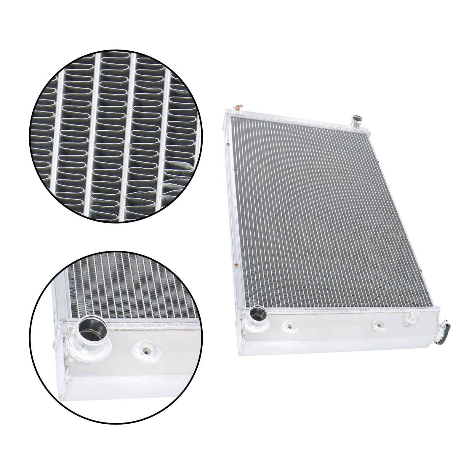 4 Row Aluminum Core Radiator for 1973-1987 Chevy C/K 10/20/30 1973-1991 Blazer