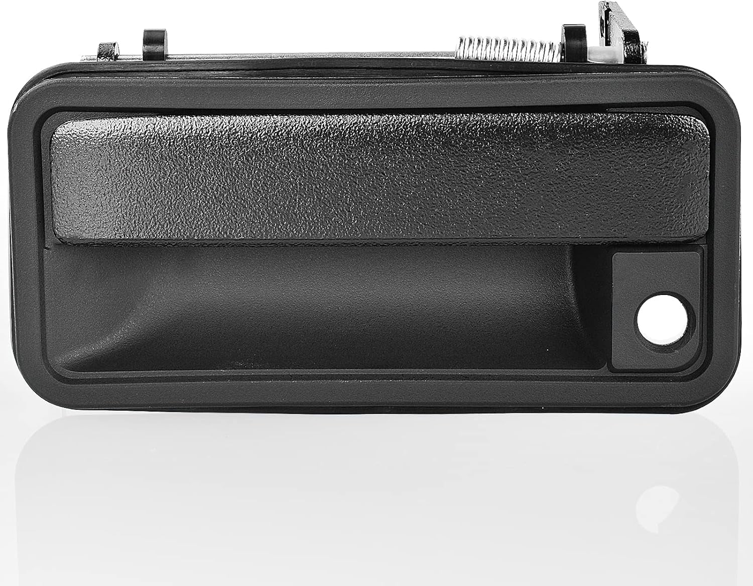 Exterior Door Handle, Front Left Driver Side, Metal Lever Plastic Bezel, Compatible with 1995-2000 Chevy GMC K1500 K2500 K3500, C1500 C2500 C3500 Suburban, Tahoe, Yukon, Cadillac 15742229, 77096