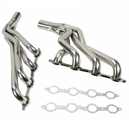 For 1967-1986 C10 LS LS1 LS2 LS3 LS6 Long Tube 1-3,4'Exhaust Header Ban the Sale of Amazon&Temu