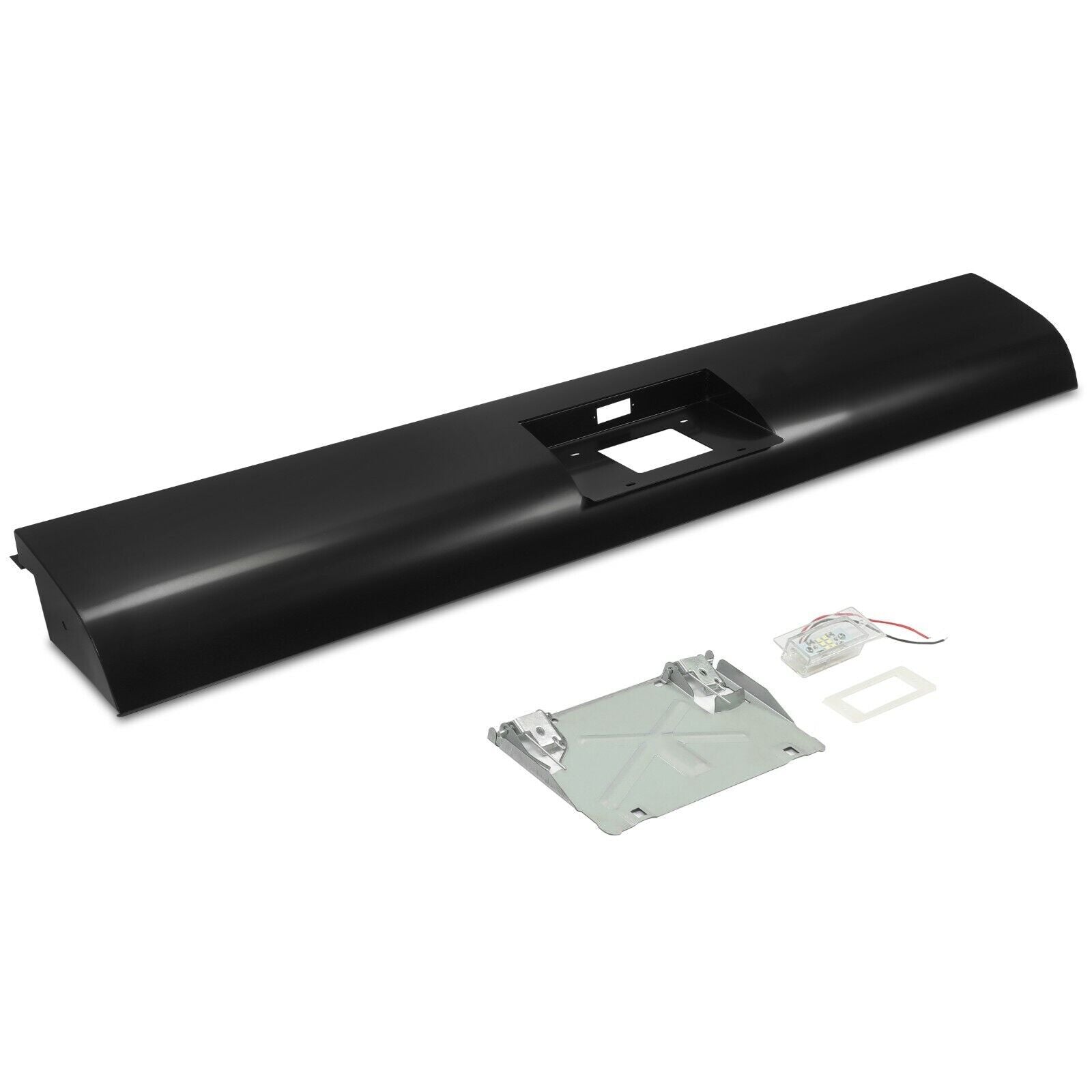 Rear Bumper Roll Pan W/Led License for Chevy Silverado Sierra Fleetside 99-06 07