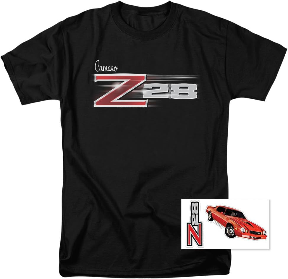 Z-28 Camaro Chevy Vintage Car Logo T Shirt