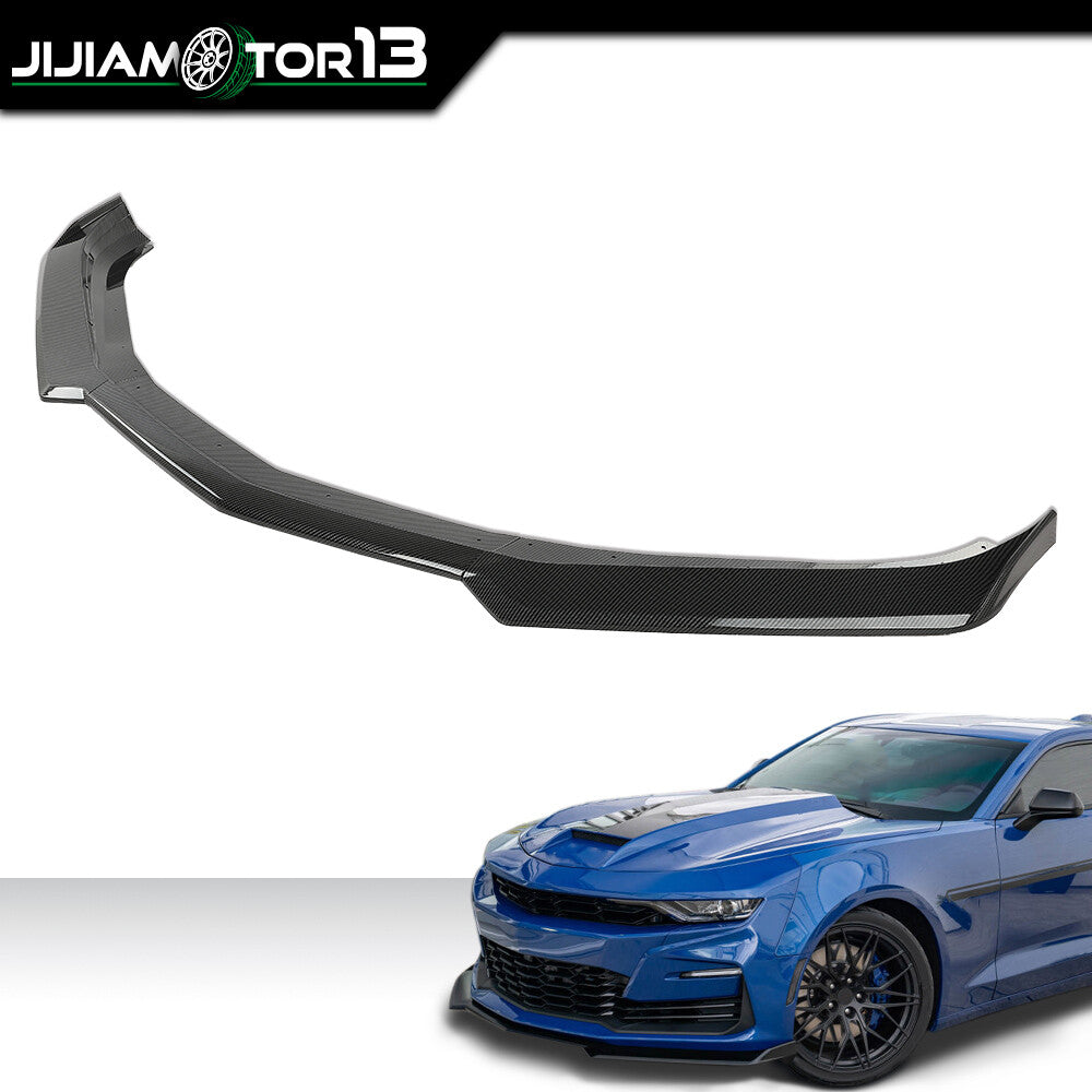 Fit for Chevy 16-22 Camaro 1LE Style Carbon Fiber Front Bumper Lip Splitter ABS