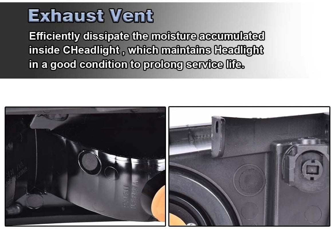 LED Headlight 2003-2006 Chevy Silverado 1500 2500 3500 HD Model/Fit 03-06 Avalan