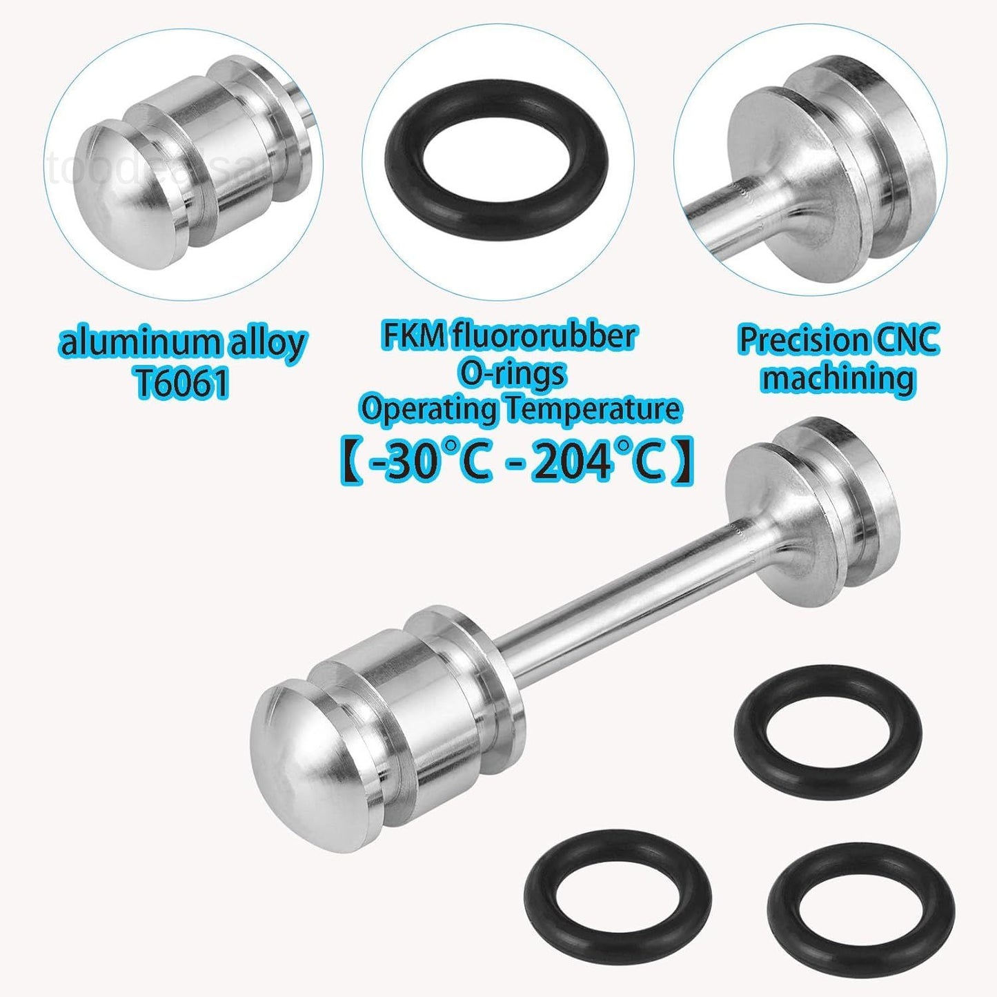 LS Billet Rear Galley Plug Barbell Oil Diverter Fits for GM Gen III & IV LS1 LS3