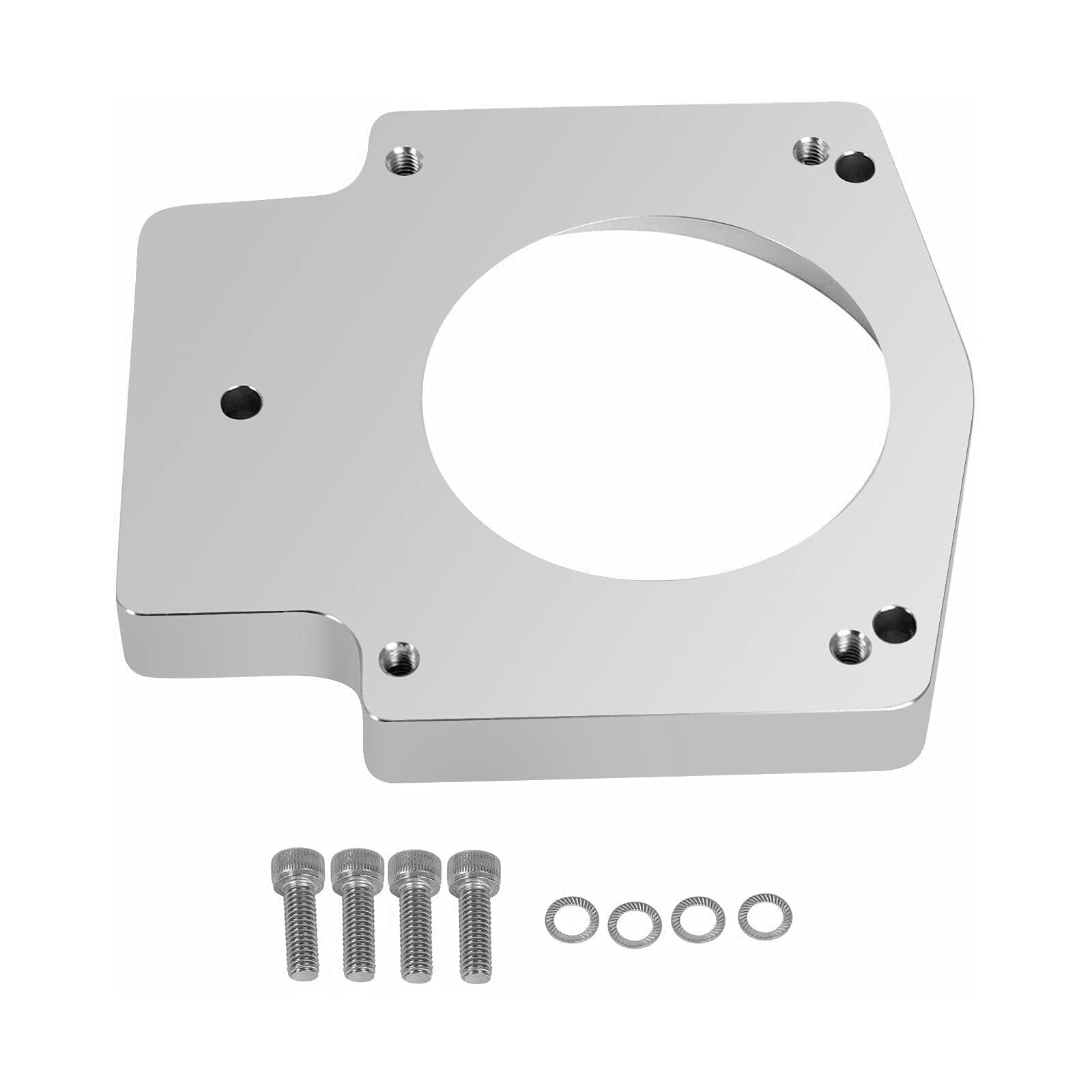 102Mm Aluminum Throttle Body Spacer Adapter Plate Kit Compatible with GM LS1 ...