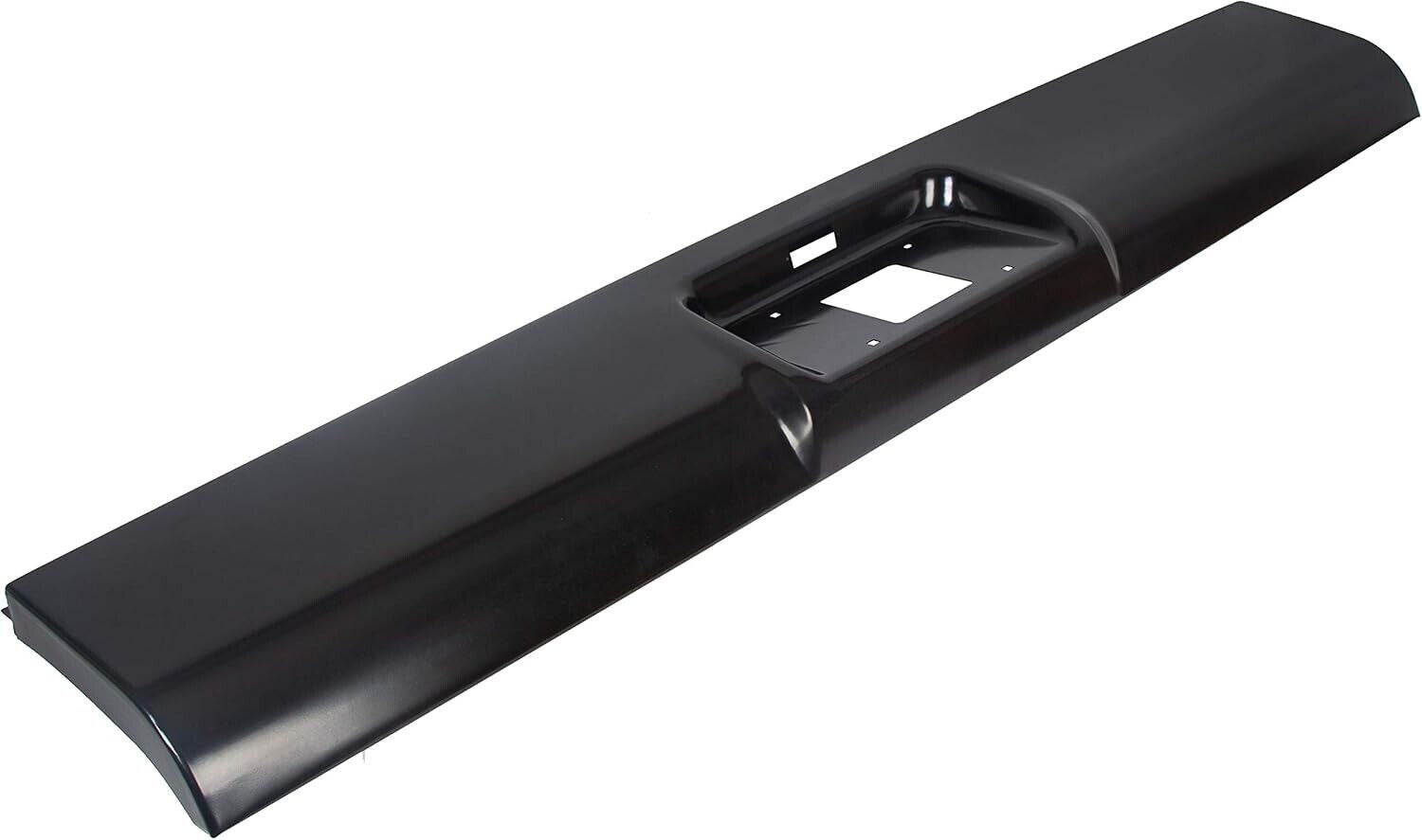 Rear Steel Roll Pan Bumper License Plate LED Light for 1999-2007 Chevy Silverado