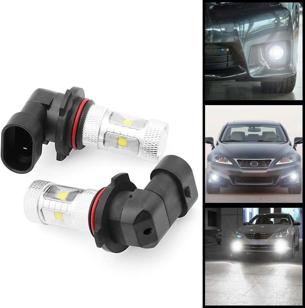 259006W Optic 360 9006 High Power LED Fog Lamp Bulb