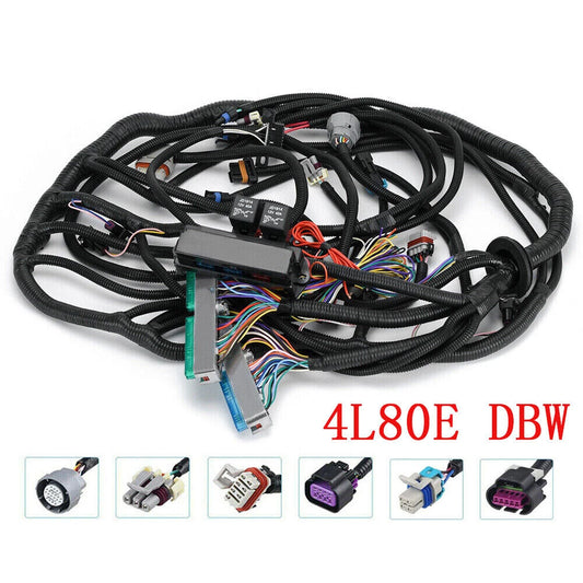 For 2003-2007 LS LS3 Vortec Stand Alone Wire Harness Drive by Wire 4L80E 4.8 5.3 6.0 DBW