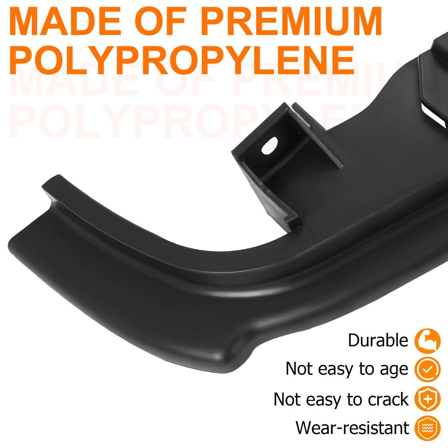 Front Bumper Filler Trim for Chevy GMC C/K Pickup Suburban 94-99 Escalade 99-00