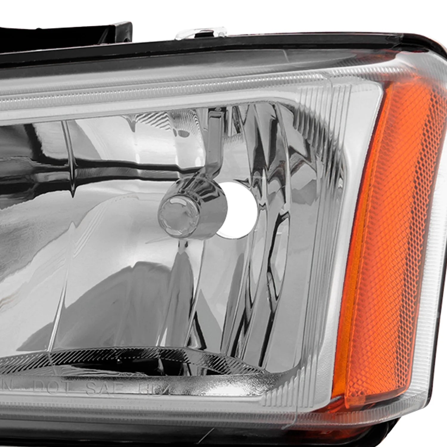 - for 2003-2006 Chevy Silverado Avalanche OE Replacement Chrome Headlights Driver+Passenger Head Lamps Pair