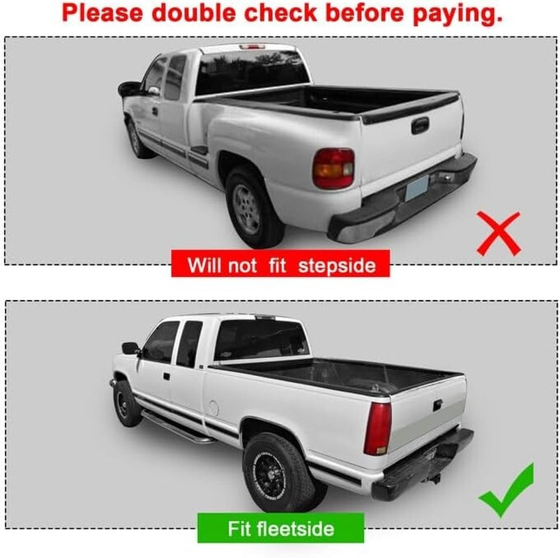 Rear Steel Roll Pan Bumper License Plate LED Light for 1999-2007 Chevy Silverado