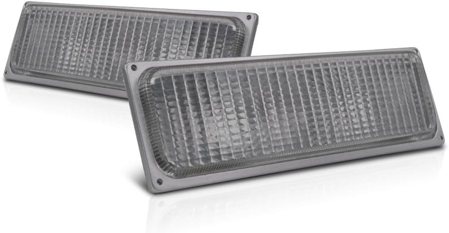 1988-1993 Chevy C1500 2500 3500 Parking Signal Light Driver Passenger Side Pair