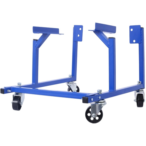 Engine Cradle with Wheels Powder Coat 3in Heavy Duty Steel