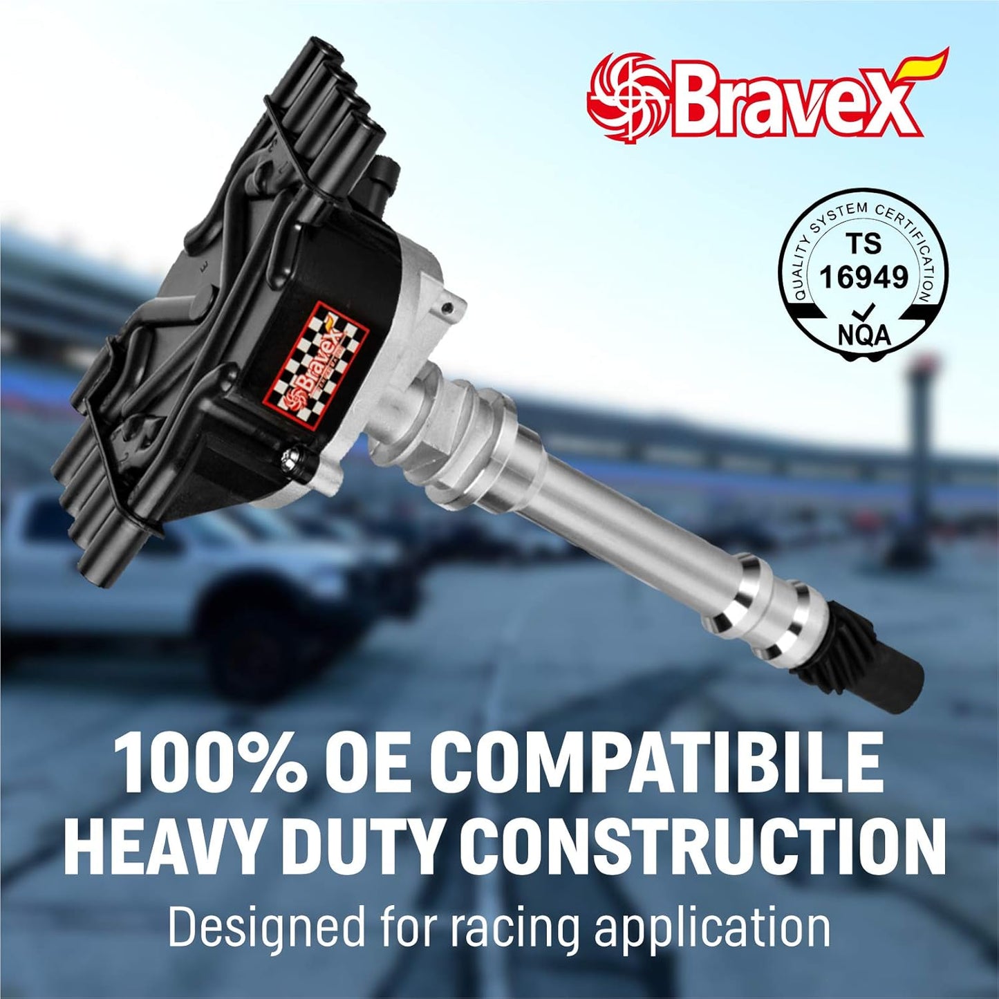 Performance Distributor Ignition with Cap & Rotor Compatible with Chevy GM Savan
