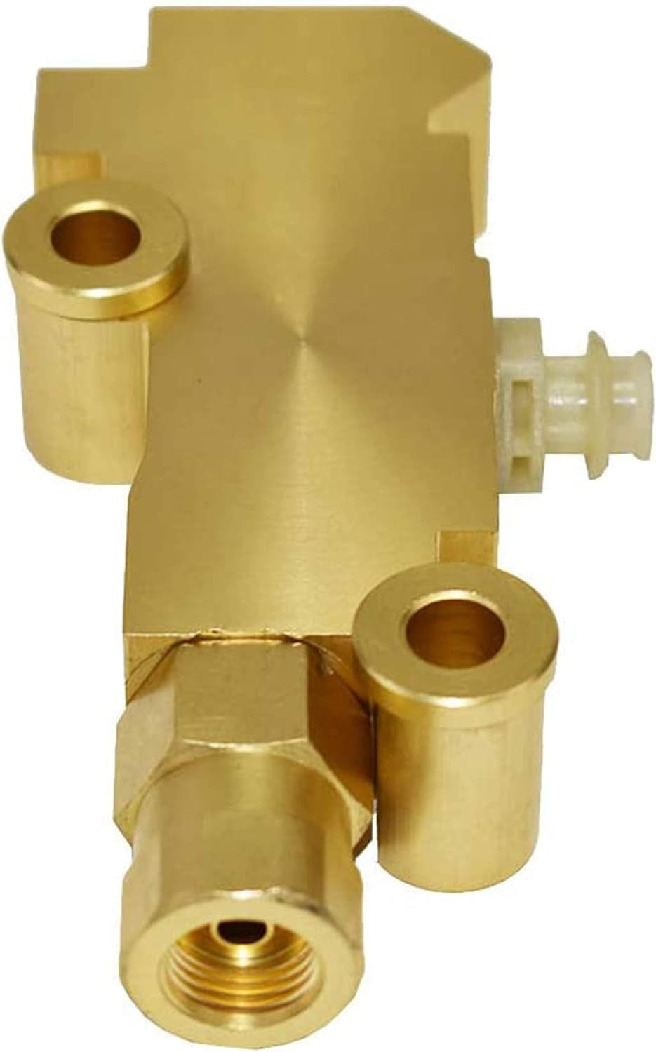 Brake Proportioning Valve PV4 PV71 - Disc & Drum Proportioning Valve - Brass Finish Universal Fit - Heavy Duty Brass Construction - Compatible with Ford, Chevy & Mopar Models