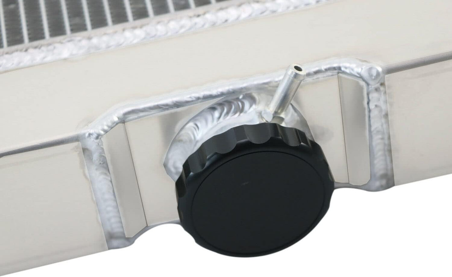 4 Row Core Radiator for 1963-1968 Chevy Impala Bel Air Chevelle Caprice Biscayne El Camino Kingswood at MT, All Aluminum