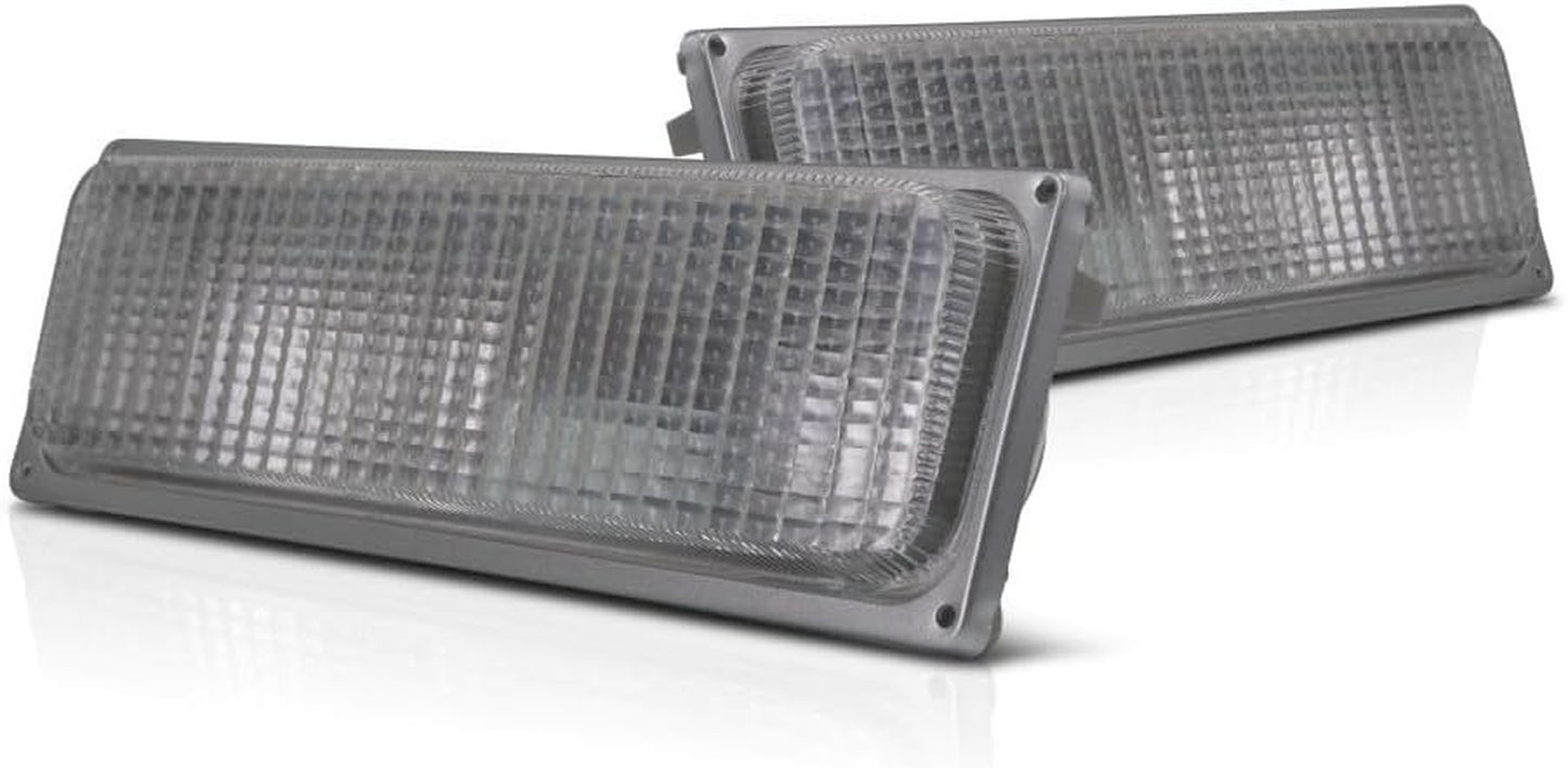 1988-1993 Chevy C1500 2500 3500 Parking Signal Light Driver Passenger Side Pair